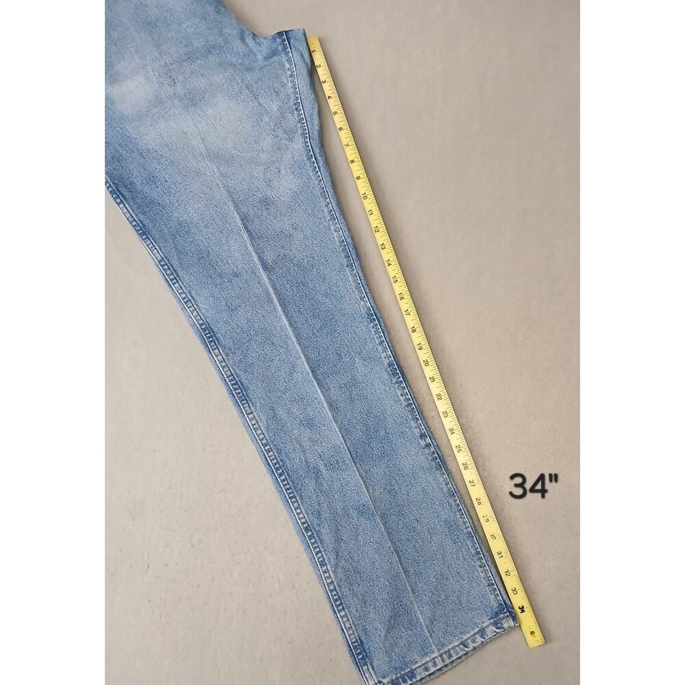 Wrangler (40x36) Men's 47 MWZ Regular Fit Blue Denim Jeans - Picture 4 of 8
